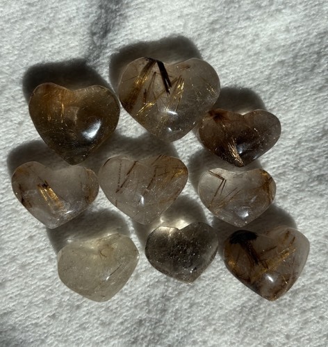 Gold rutile rutilated quartz - rutile,